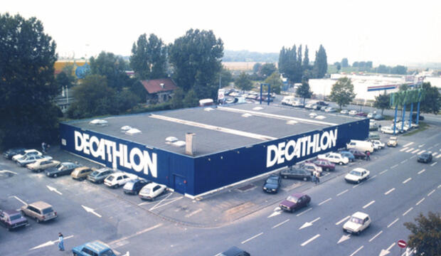 Decathlon'un Fransa'da açılan ilk mağazası.